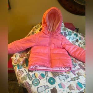 Toddler size 5 pink winter coat.